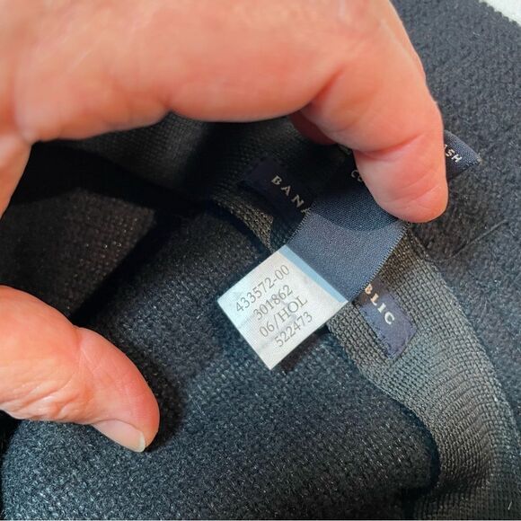 Banana Republic Navy Wool blend bowler hat - Picture 5 of 6